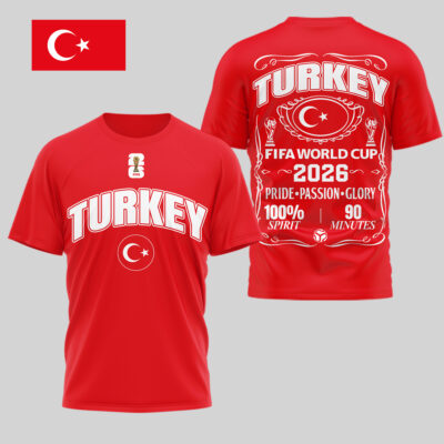 Turkey | Premium WC26 Pride Passion Glory 3D Shirt