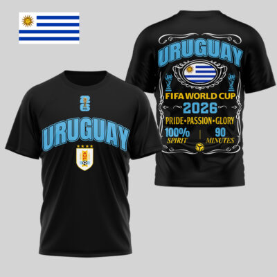 Uruguay | Premium WC26 Pride Passion Glory 3D Shirt