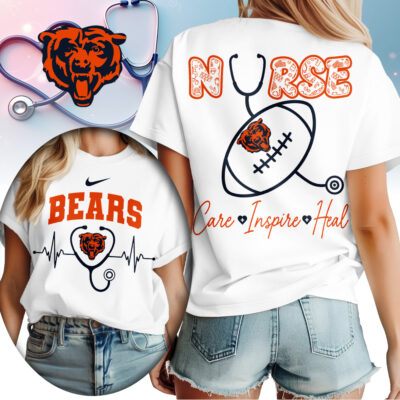 Chicago Bears | Premium NFL Nurse Care Inspire Heal Women Shirt