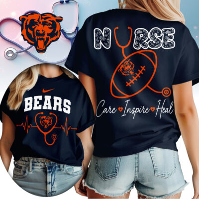 Chicago Bears | Premium NFL Nurse Care Inspire Heal Women Shirt