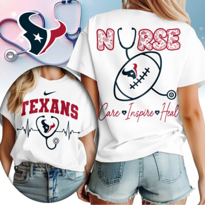 Houston Texans | Premium NFL Nurse Care Inspire Heal Women Shirt
