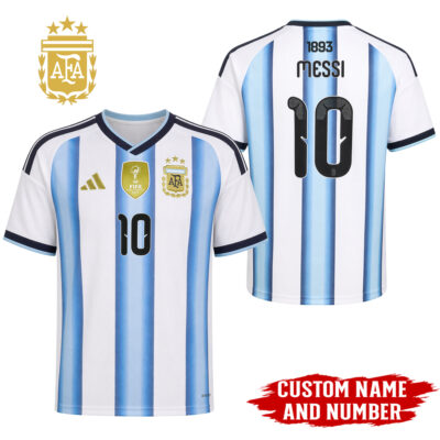 Argentina | Premium WC26 Home Jersey - Embroidered Logo - 2XL