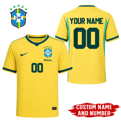Brazil | Premium WC26 Home Jersey - Embroidered Logo - L