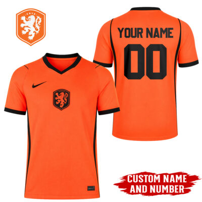 Netherlands | Premium WC26 Home Jersey - Embroidered Logo
