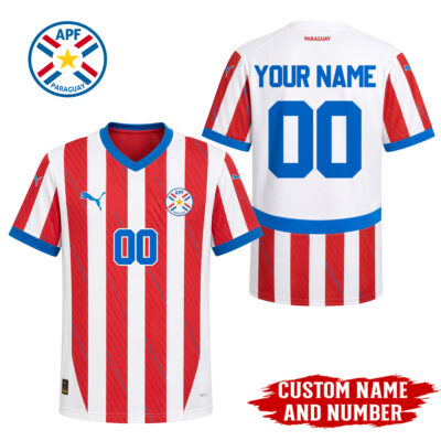 Paraguay | Premium WC26 Home Jersey - Embroidered Logo