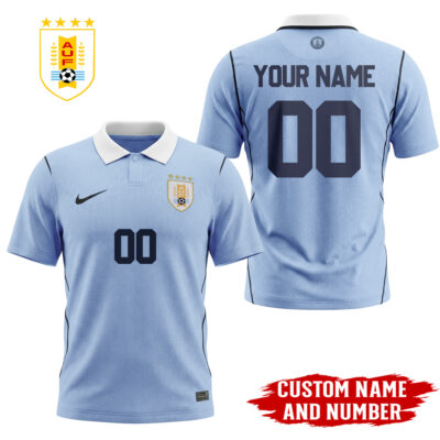 Uruguay | Premium WC26 Home Jersey - Embroidered Logo