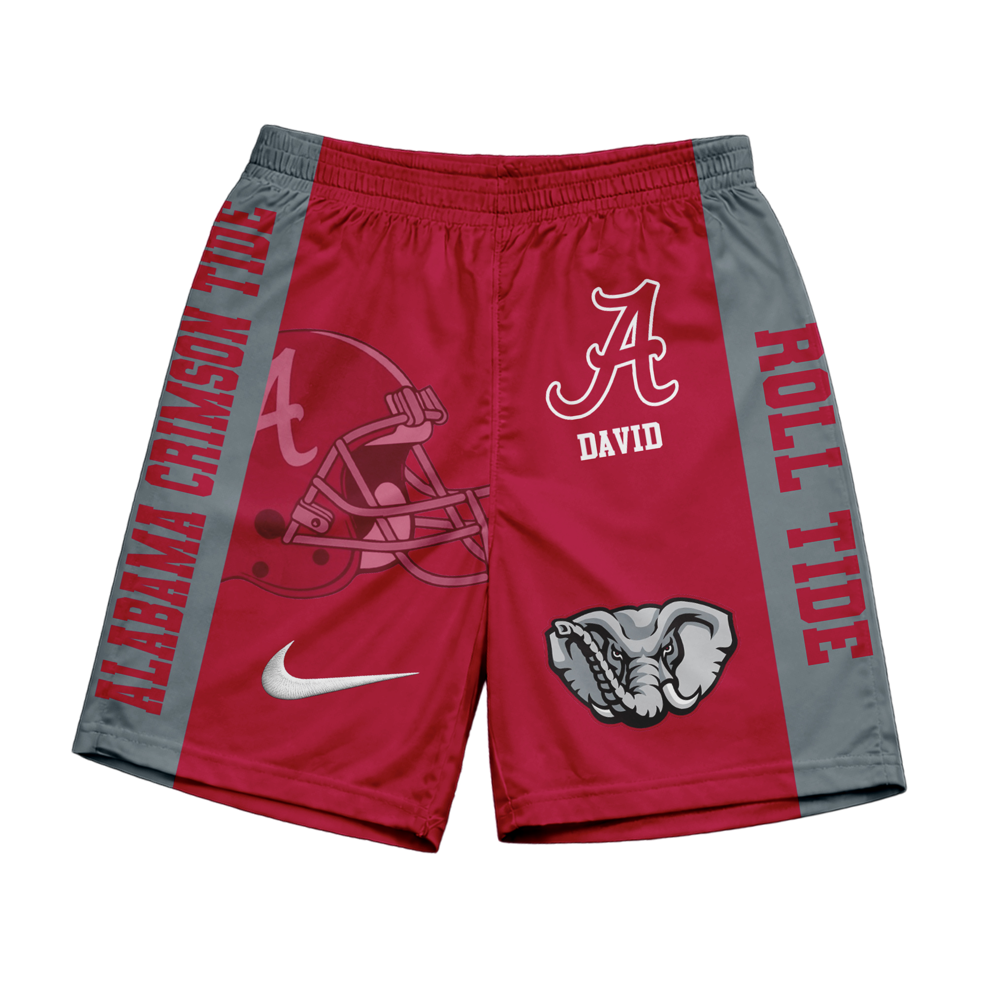 Alabama Crimson Tide | Premium NCAA Game Day Personalized Shorts - Image 2