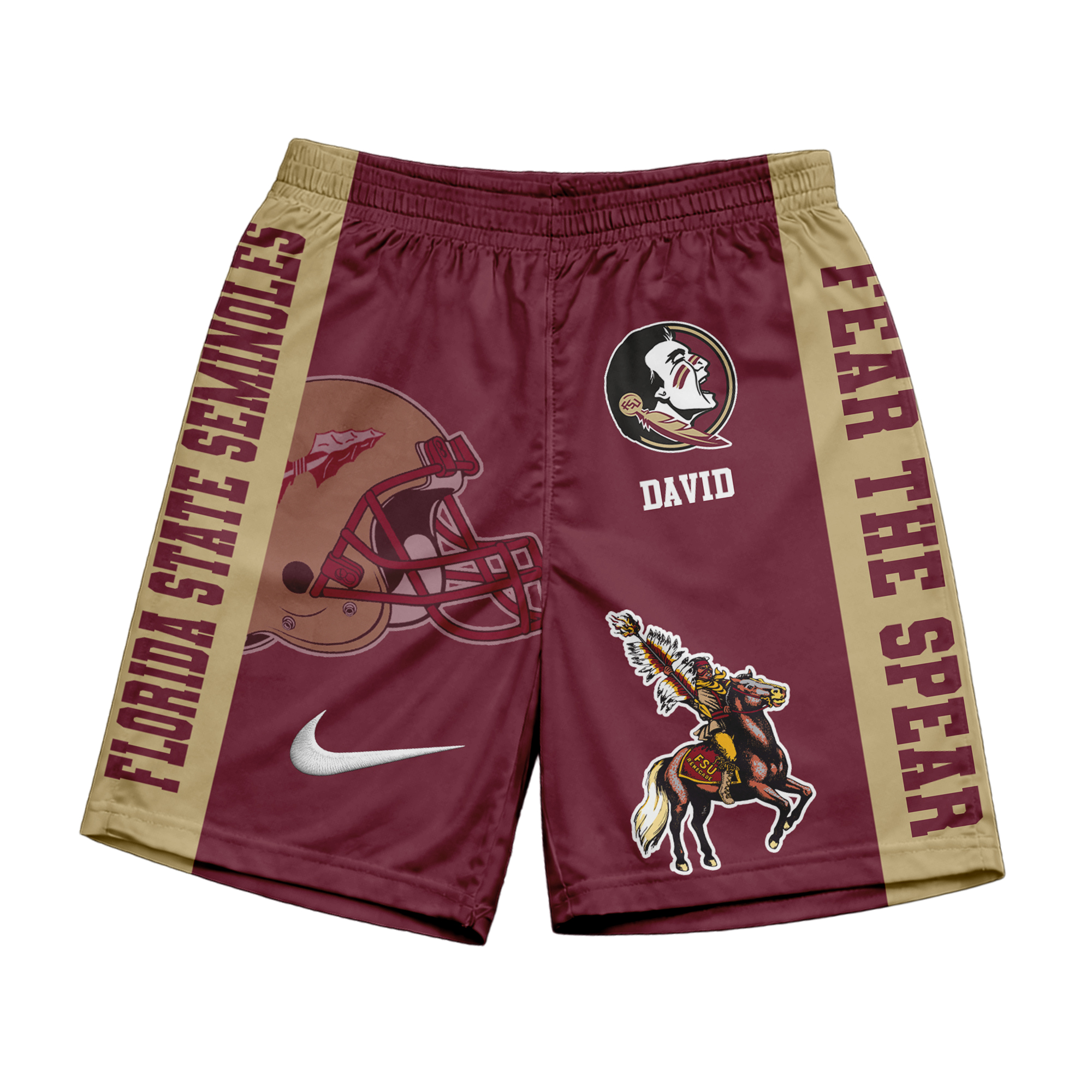 Florida State Seminoles | Premium NCAA Game Day Personalized Shorts - Image 2