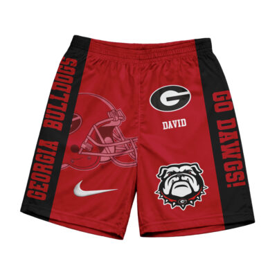 Alternative view of Georgia  Bulldogs | Premium NCAA Game Day Personalized Shorts