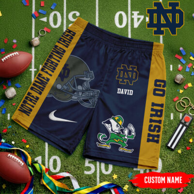 Notre Dame Fighting Irish | Premium NCAA Game Day Personalized Shorts