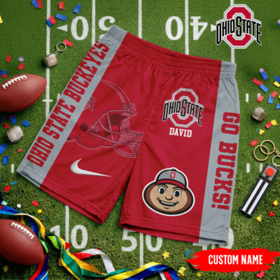 Ohio State Buckeyes | Premium NCAA Game Day Personalized Shorts - 5XL