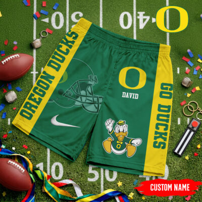 Alternative view of Oregon Ducks | Premium NCAA Game Day Personalized Shorts