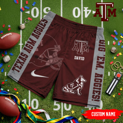 Texas A&M Aggies | Premium NCAA Game Day Personalized Shorts