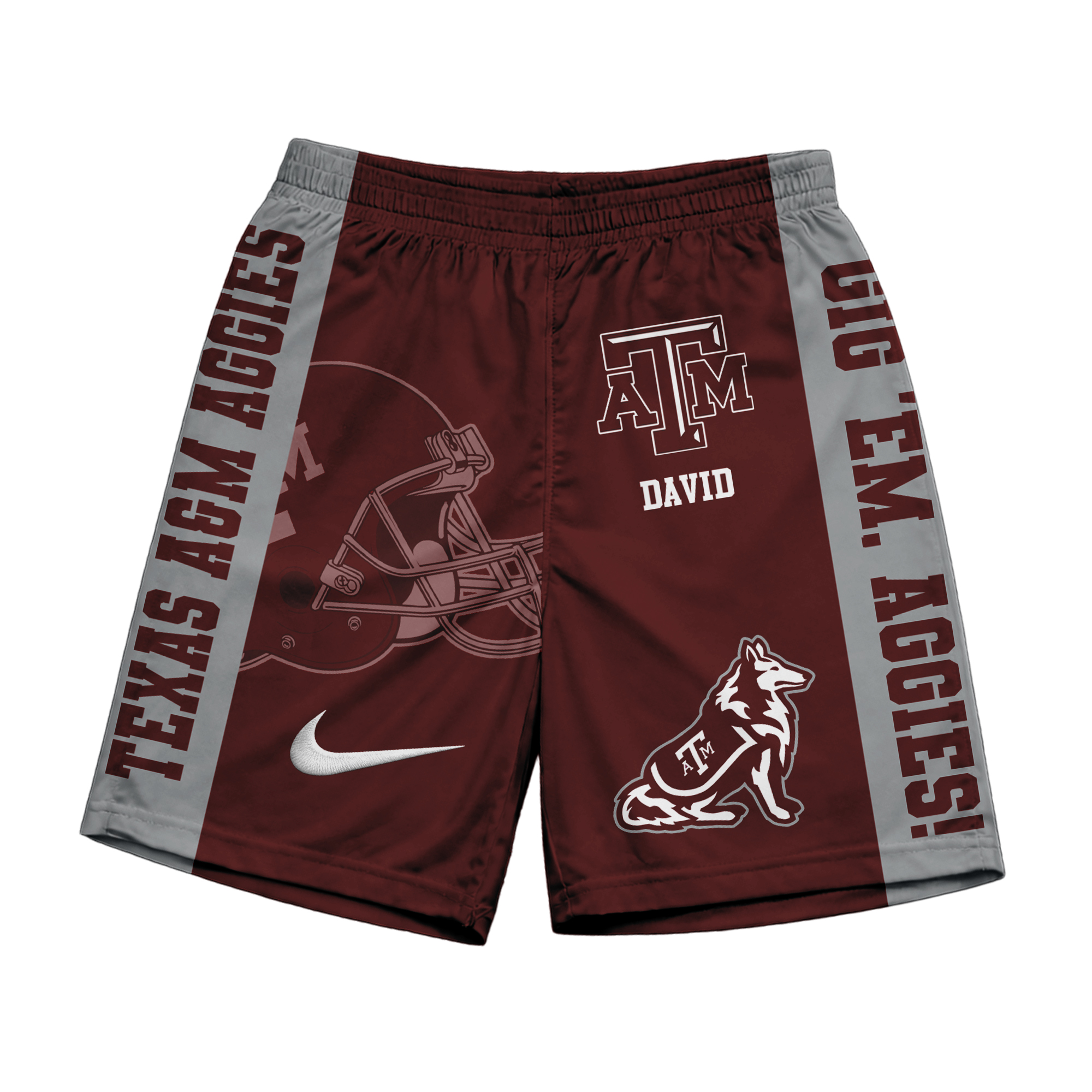 Texas A&M Aggies | Premium NCAA Game Day Personalized Shorts - Image 2