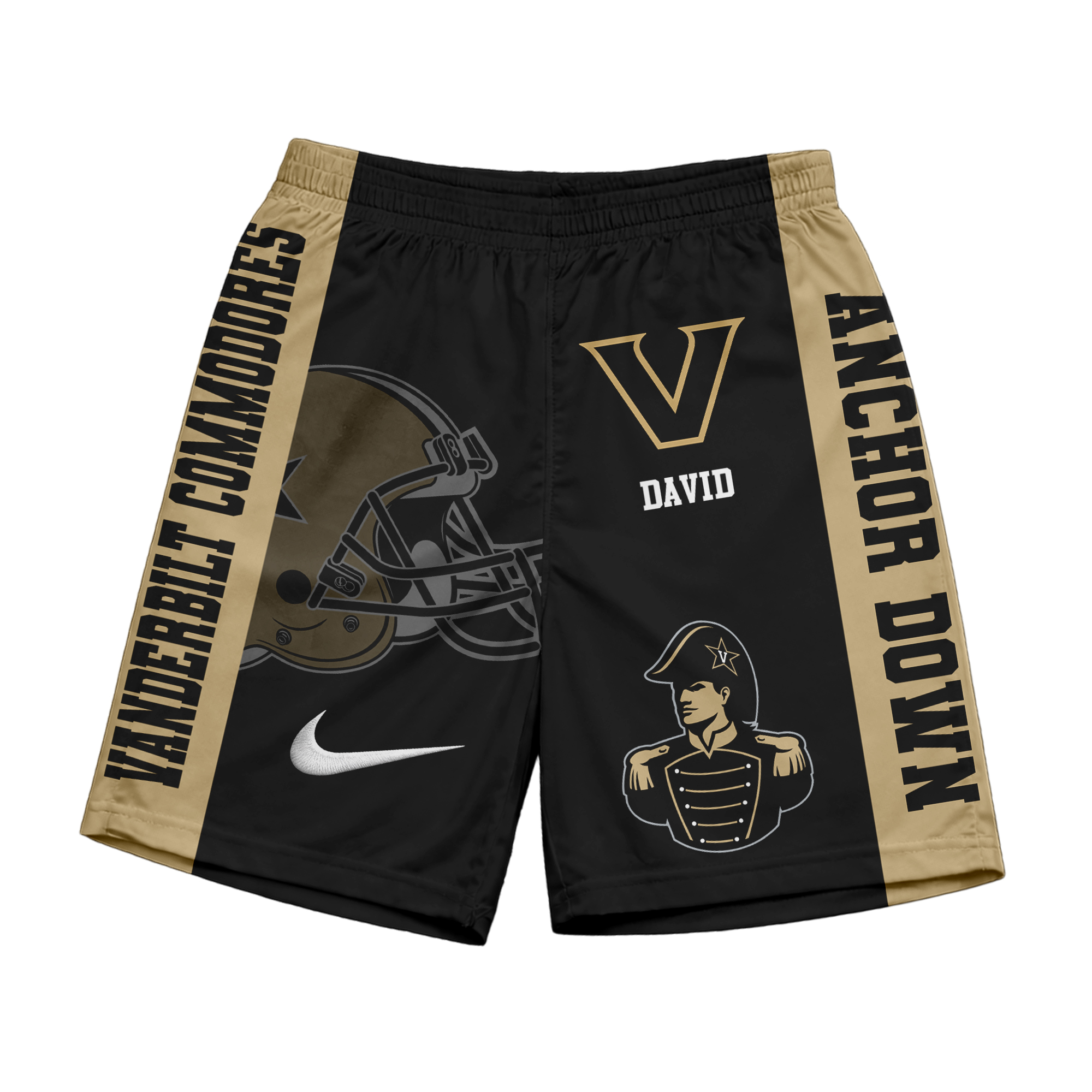 Vanderbilt Commodores | Premium NCAA Game Day Personalized Shorts - Image 2