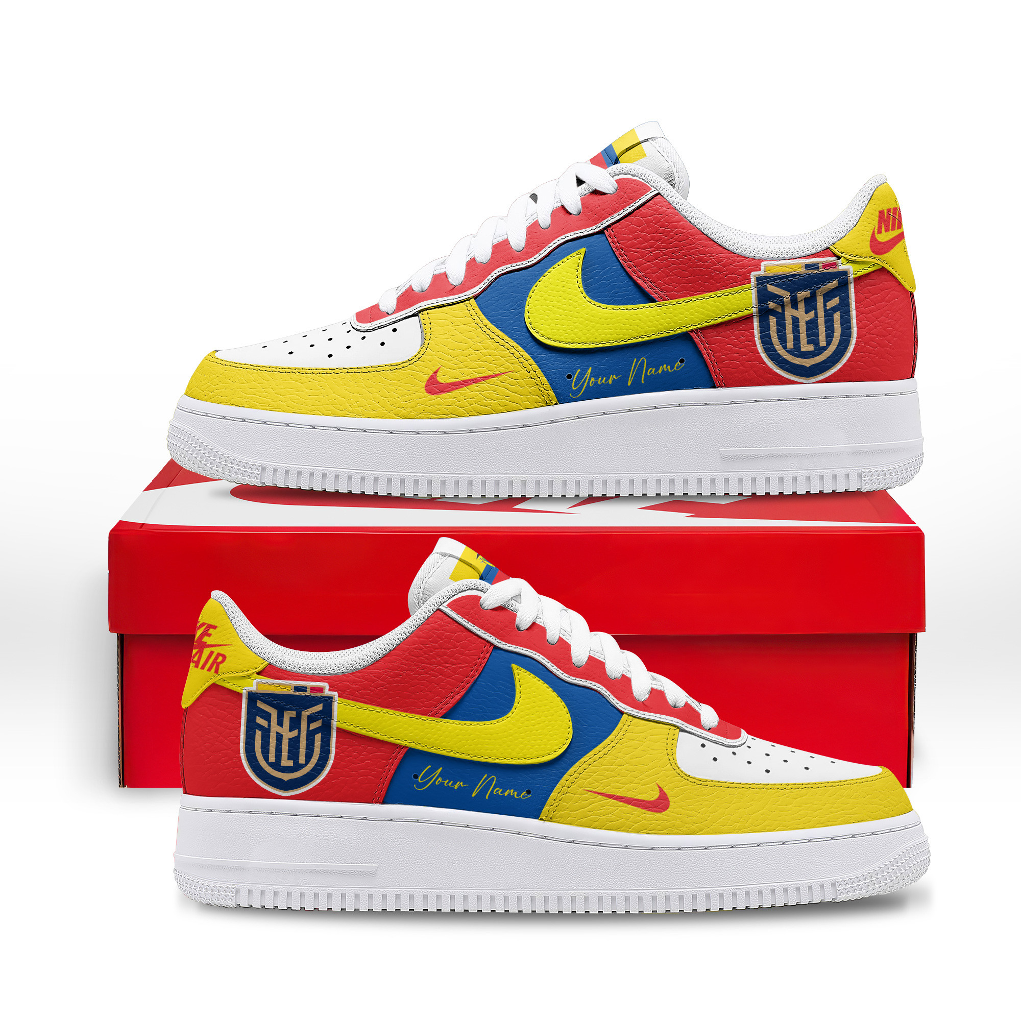 Ecuador | Premium WC26 Custom AF1 Shoes - Image 3