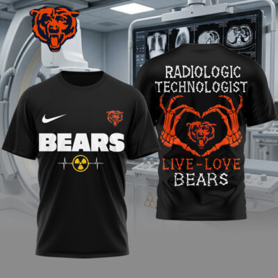 Chicago Bears | Premium NFL Radiology Technologist Game Day 3D Shirt