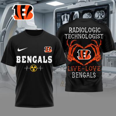 Cincinnati Bengals | Premium NFL Radiology Technologist Game Day 3D Shirt