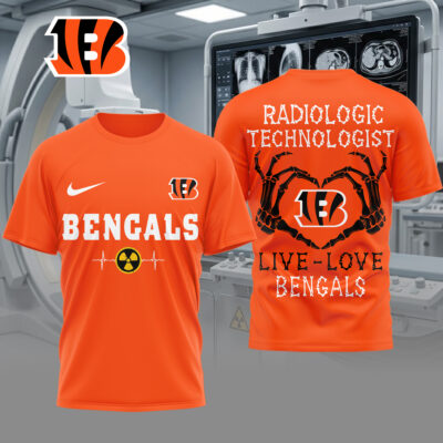 Cincinnati Bengals | Premium NFL Radiology Technologist Game Day 3D Shirt