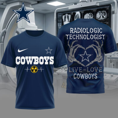 Dallas Cowboys | Premium NFL Radiology Technologist Game Day 3D Shirt