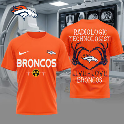 Denver Broncos | Premium NFL Radiology Technologist Game Day 3D Shirt