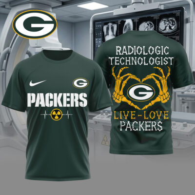 Green Bay Packers | Premium NFL Radiology Technologist Game Day 3D Shirt