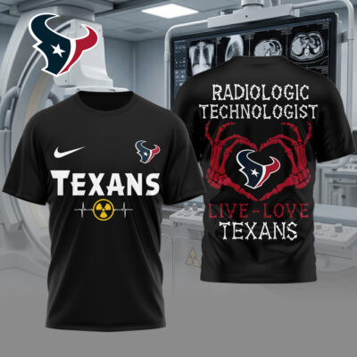 Houston Texans | Premium NFL Radiology Technologist Game Day 3D Shirt