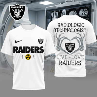 Las Vegas Raiders | Premium NFL Radiology Technologist Game Day 3D Shirt