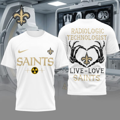 New Orleans Saints | Premium NFL Radiology Technologist Game Day 3D Shirt