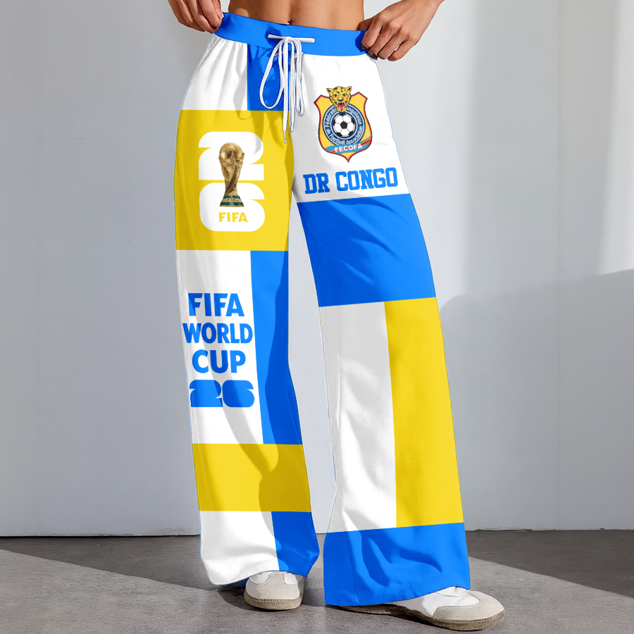 Dr Congo | Premium WC26 Color Block Football High-Stretch Casual Pants - Image 2