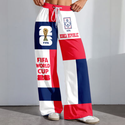 Alternative view of Korea Republic | Premium WC26 Color Block Football High-Stretch Casual Pants