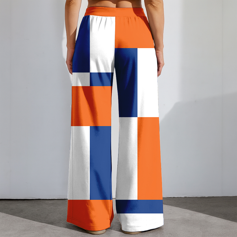 Netherlands | Premium WC26 Color Block Football High-Stretch Casual Pants - Image 3