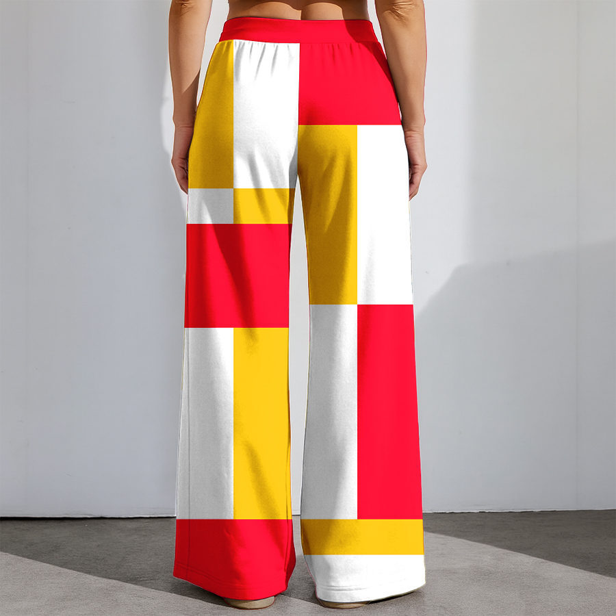 Spain | Premium WC26 Color Block Football High-Stretch Casual Pants - Image 3