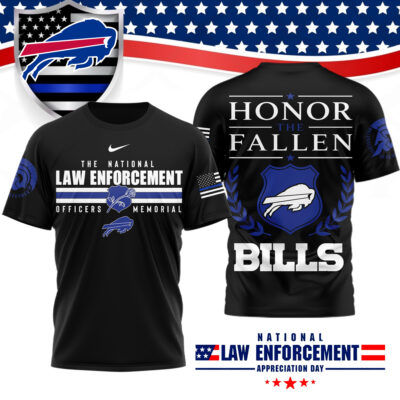 Buffalo Bills | Premium NFL The National Law Enforcement 3D Shirt