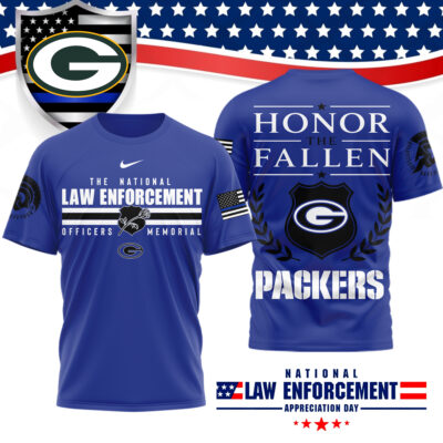 Green Bay Packers | Premium NFL The National Law Enforcement 3D Shirt
