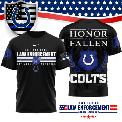 Indianapolis Colts | Premium NFL The National Law Enforcement 3D Shirt