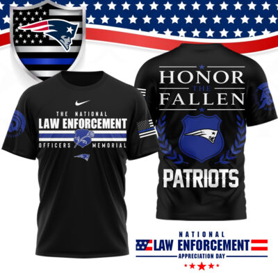 New England Patriots | Premium NFL The National Law Enforcement 3D Shirt