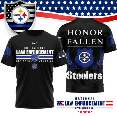 Pittsburgh Steelers | Premium NFL The National Law Enforcement 3D Shirt