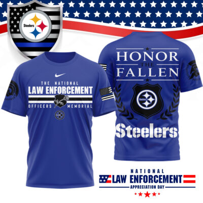 Pittsburgh Steelers | Premium NFL The National Law Enforcement 3D Shirt