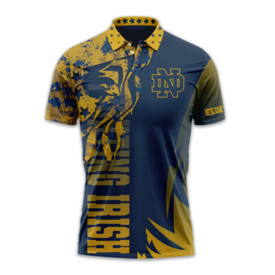 Alternative view of Notre Dame Fighting Irish | Premium NCAA Independance Day Polo
