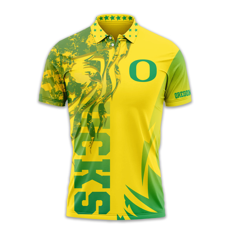 Oregon Ducks | Premium NCAA Independance Day Polo - Image 2