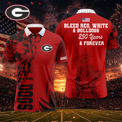 Georgia Bulldogs | Premium NCAA Independance Day Polo