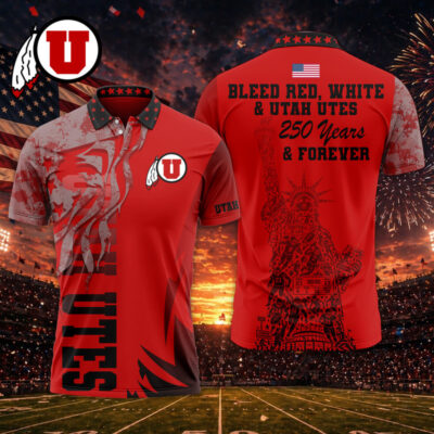 Utah Utes | Premium NCAA Independance Day Polo