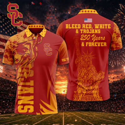 USC Trojans | Premium NCAA Independance Day Polo