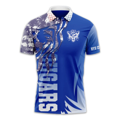 Alternative view of BYU Cougars | Premium NCAA Independance Day Polo