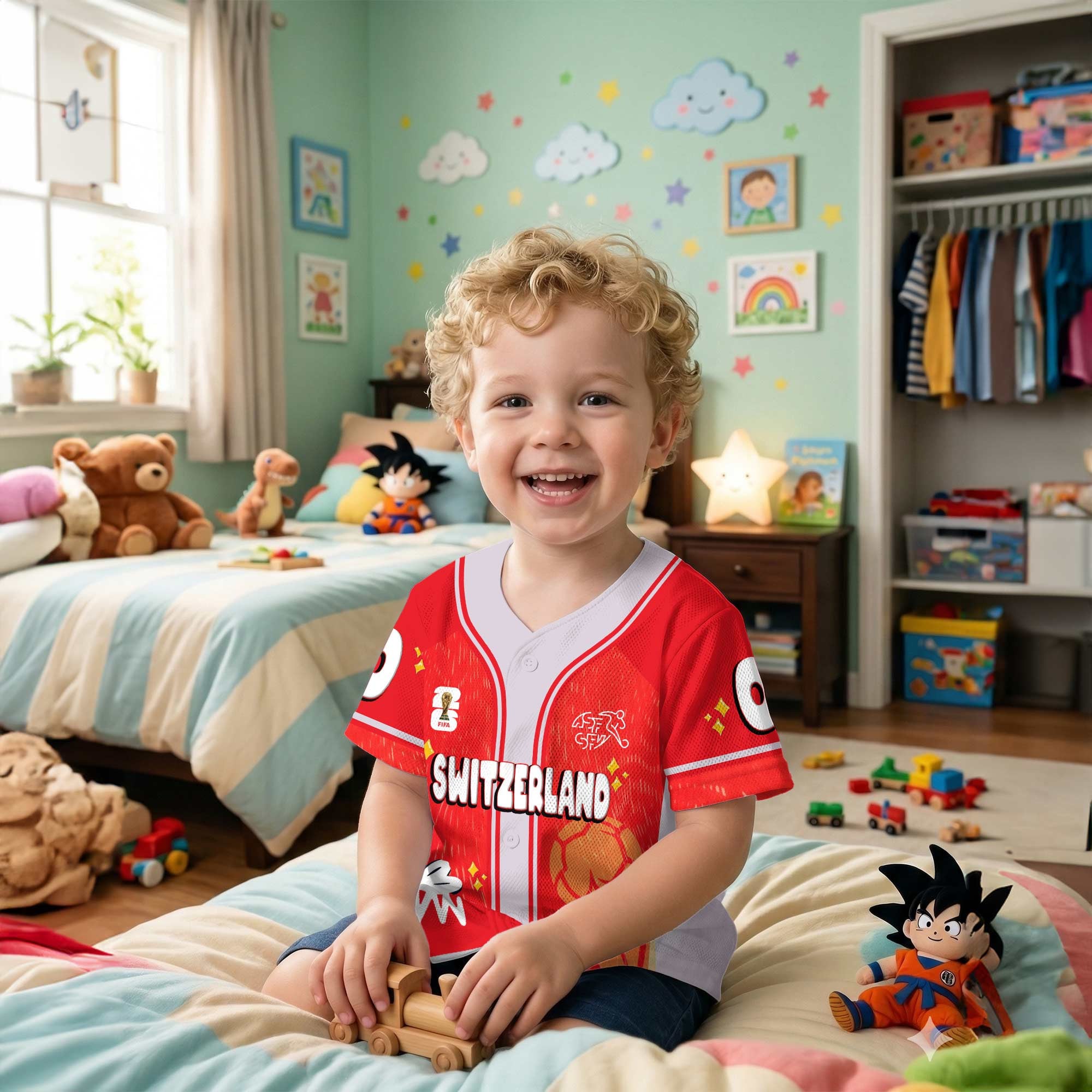 Switzerland | Premium WC26 First World Cup Kid Jersey - Image 3
