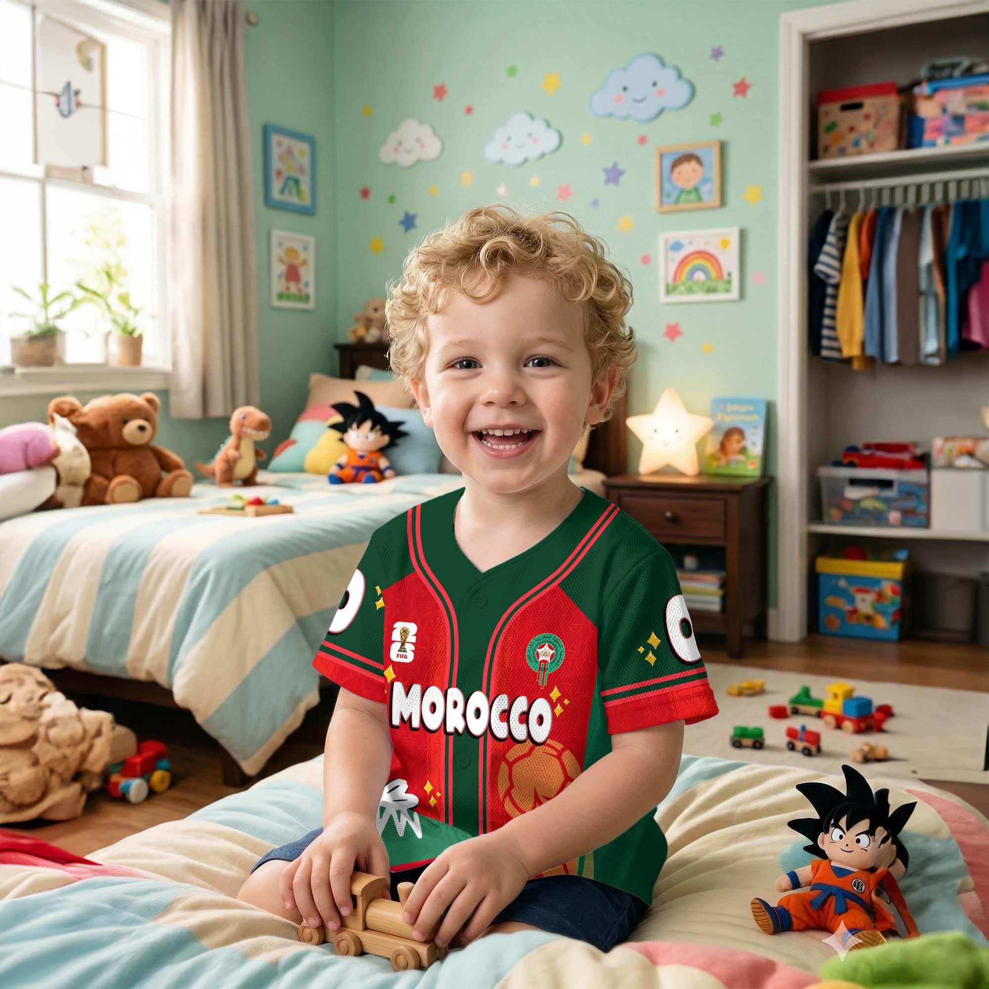 Morocco | Premium WC26 First World Cup Kid Jersey - Image 3