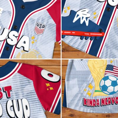 Alternative view of USA | Premium WC26 First World Cup Kid Jersey