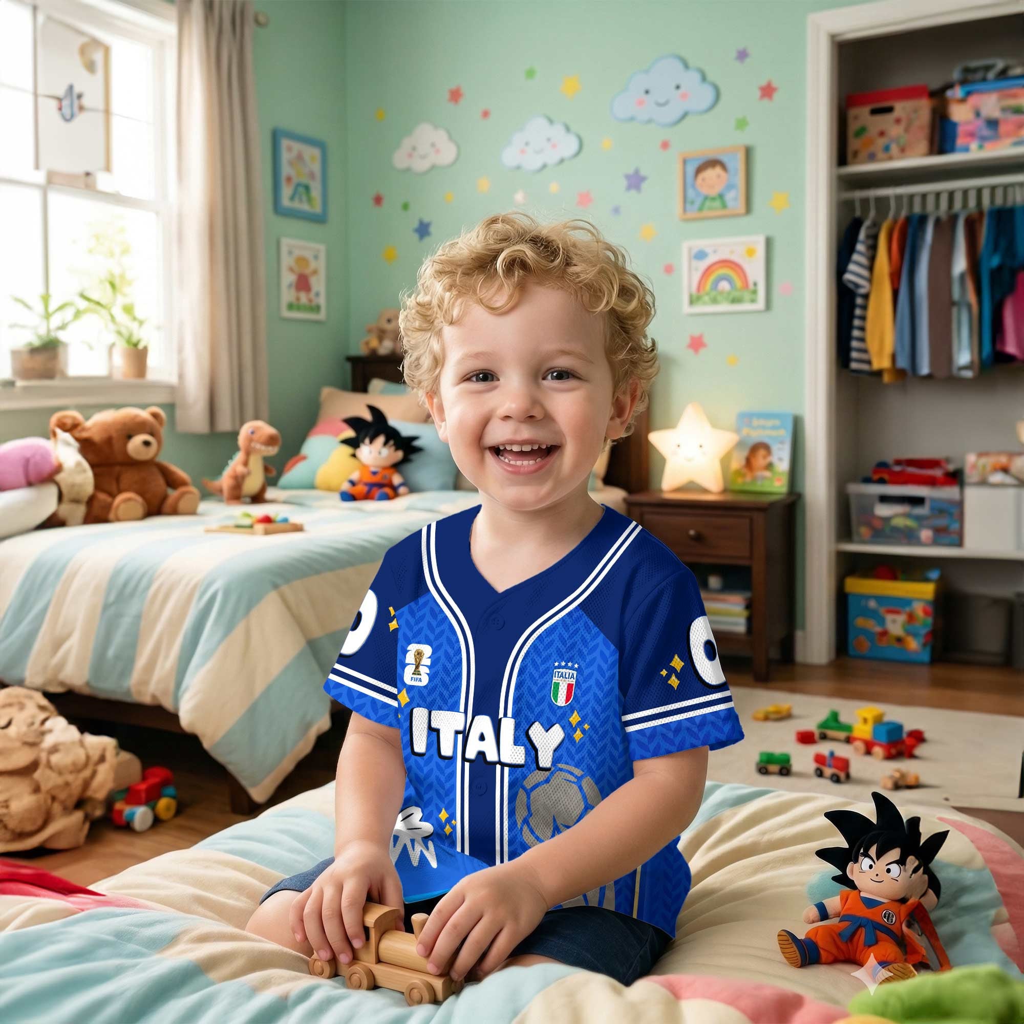 Italy | Premium WC26 First World Cup Kid Jersey - Image 3