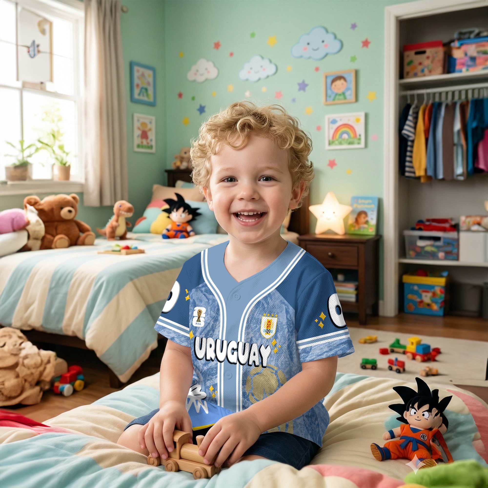 Uruguay | Premium WC26 First World Cup Kid Jersey - Image 3